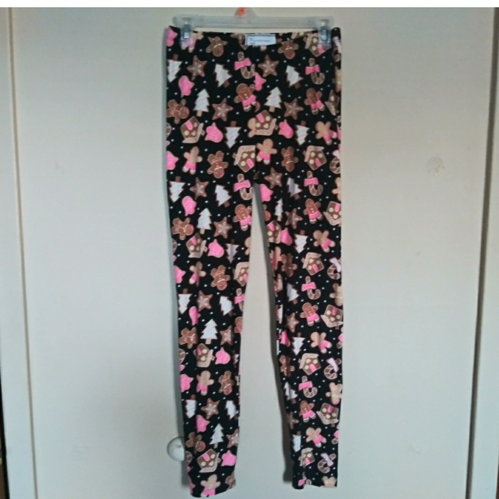 Ginger Bread Christmas Leggings (junior)